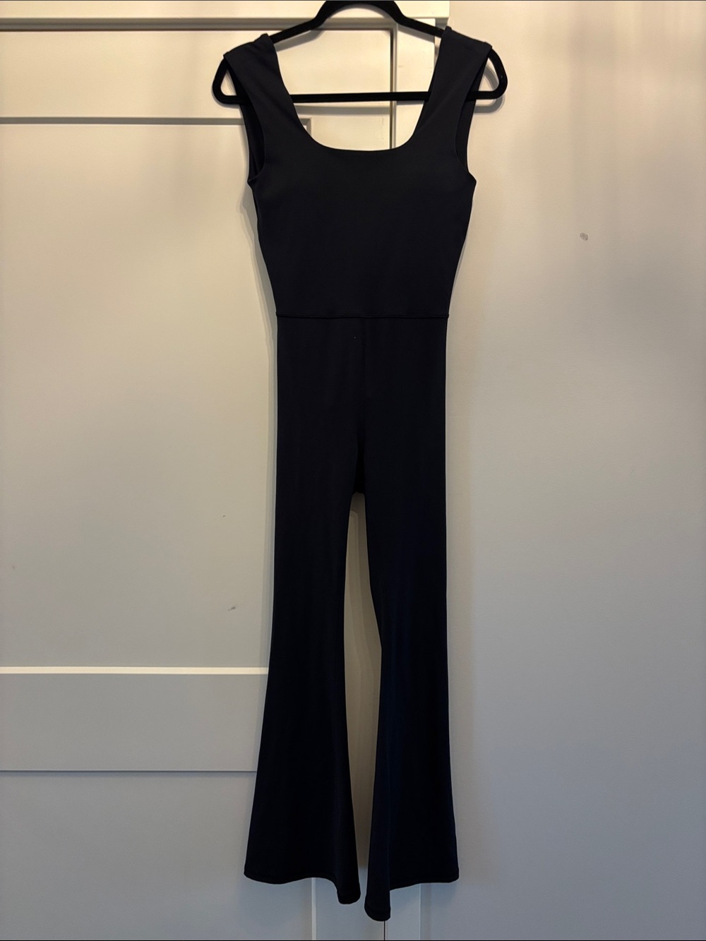 Mono B Full-Length Flared Active Jumpsuit / Unitard
